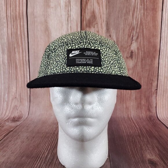 Rare Nike AW84 Animal Print 5 Panel Adjustable Strapback...